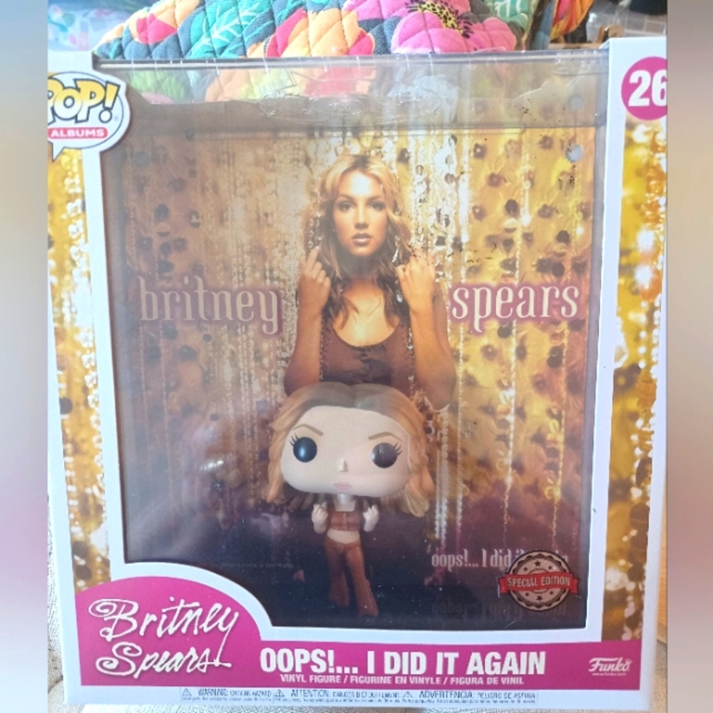 Funko Pop BRITNEY SPEARS ANNIVERSRY EDITION 25TH ANNIVERSARY COLLECTOR